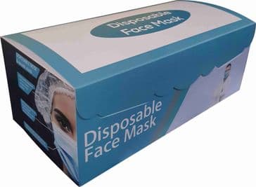 Disposable 3-Ply Non-Medical Face Masks (Box 50)