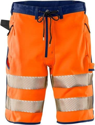 Fristads 2513 SSL Class 2 High Vis Jogger Shorts  (Hi-Vis Orange)