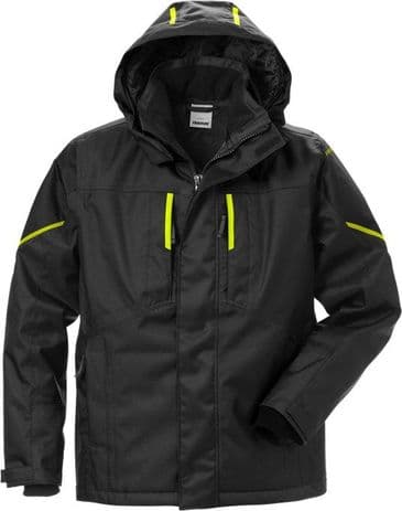 Fristads Airtech® Winter Jacket 4058 GTC (Black / Yellow)