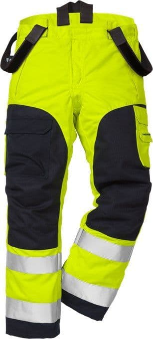 Fristads Flamestat High Vis Winter Trousers CL 2 2085 ATHS (Hi Vis Yellow/Navy)