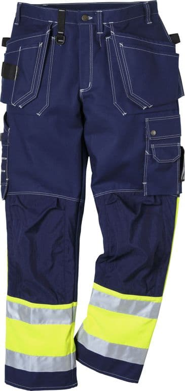 Fristads High Vis Craftsman Trousers CL 1 247 FAS (Blue)