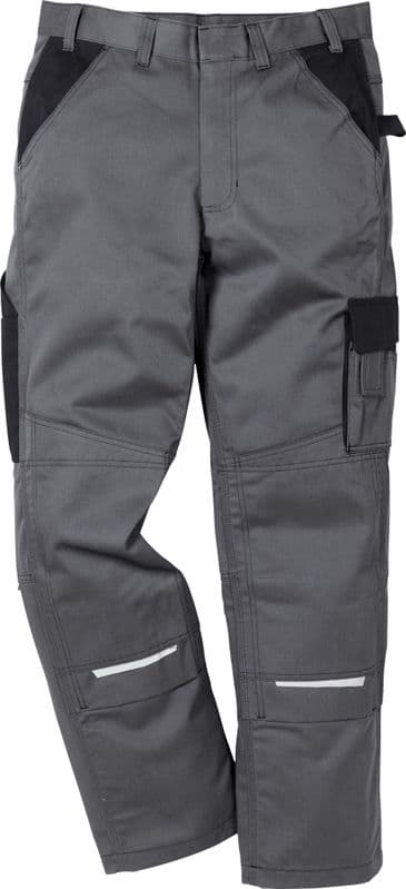 Fristads Icon Cotton Trousers 100813 (Grey/Black)