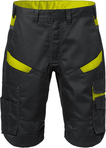 Fristads Shorts  2562 STFP  (Black/High Vis Yellow)