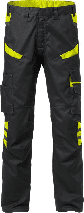 Fristads Trousers 2552 STFP (Black/High Vis Yellow)