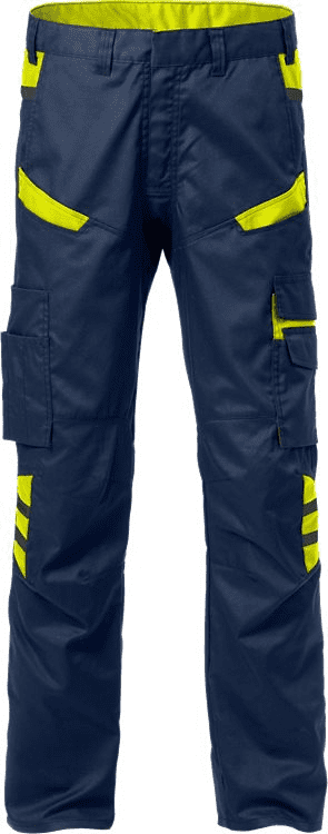 Fristads Trousers 2552 STFP (Navy/High Vis Yellow)