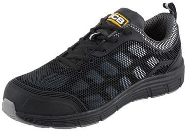 JCB CAGELOW/B Black Safety Trainer with Steel Midsole