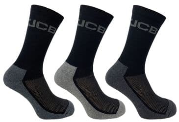 JCB X-133 3-Pack Everyday Work Socks