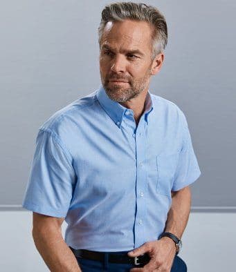 Men's Oxford Shirts - Short Sleeve