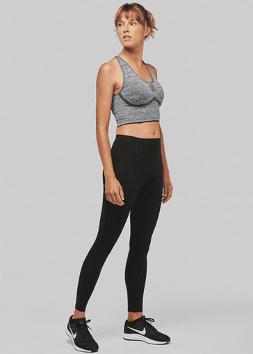 Proact PA188 Womens Sports Workout Leggings (Black)