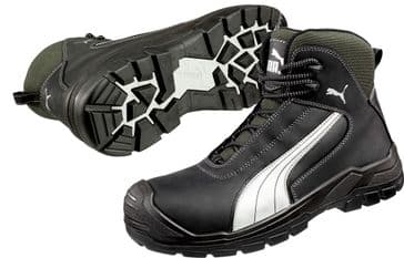 Puma Cascades MID S3 HRO SRC Safety Boots (Black/Grey)