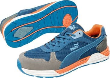 Puma Frontside Blue Low S1P ESD HRO SRC Safety Trainers