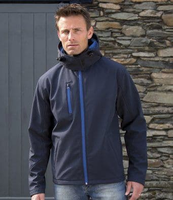 Result Core Hooded Soft Shell Jacket RS230M