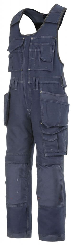 Snickers 0214 Canvas+ Craftsmen One-Piece Holster Pocket Trousers (Navy)