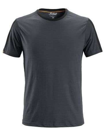 Snickers 2518 AllroundWork T-Shirt (Steel Grey / Black)