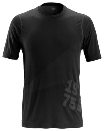 Snickers 2519 FlexiWork 37.5® Short Sleeve T-Shirt (Black)