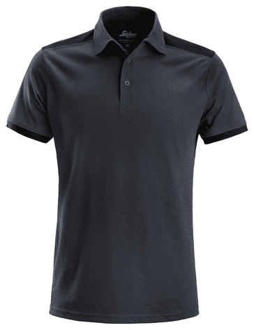 Snickers 2715 AllroundWork Contrast Polo Shirt (Steel Grey / Black)