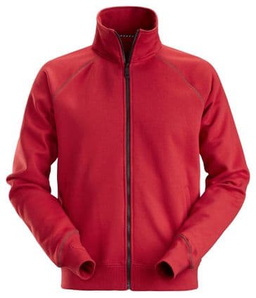 Snickers 2886 AllroundWork Full Zip Sweatshirt Jacket (Chili Red)