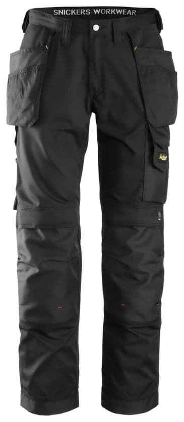 Snickers 3211 CoolTwill Craftsmen Holster Pocket Trousers (Black)