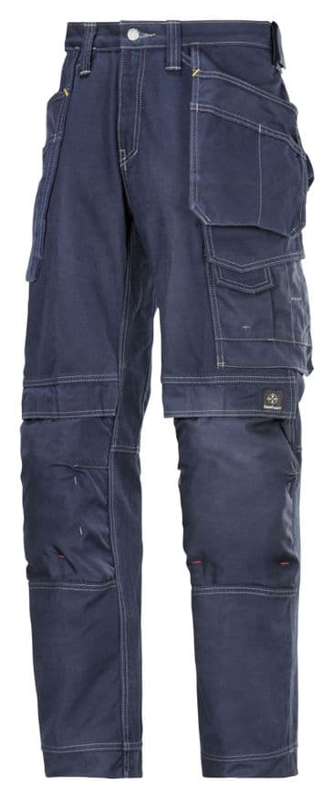 Snickers 3215 Comfort Cotton Craftsmen Holster Pocket Trousers (Navy)