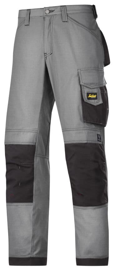 Snickers 3313 Rip-Stop Craftsmen Trousers (Grey/ Black)