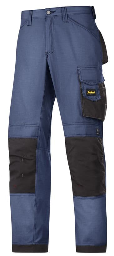 Snickers 3313 Rip-Stop Craftsmen Trousers (Navy / Black)