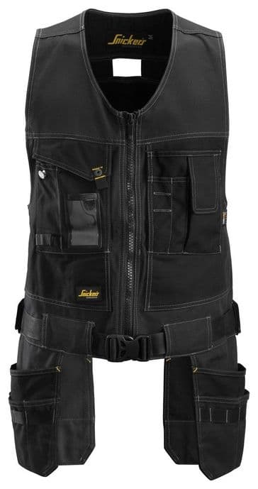 Snickers 4254 Canvas+ Toolvest (Black / Black)