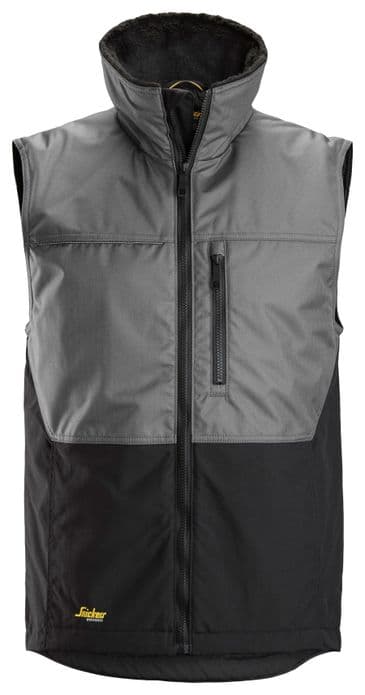 Snickers 4548 AllroundWork Winter Vest (Grey/Black)