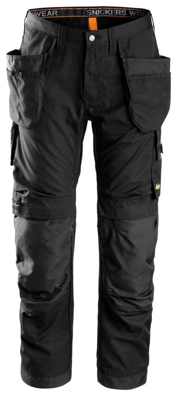 Snickers 6201 AllroundWork Work Trousers with Holster Pockets (Black)