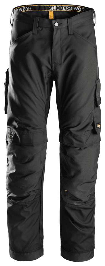 Snickers 6301 AllroundWork Work Trousers without Holster Pockets (Black/Black)