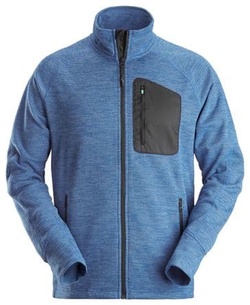 Snickers 8042 FlexiWork Fleece Jacket (True Blue/Black)