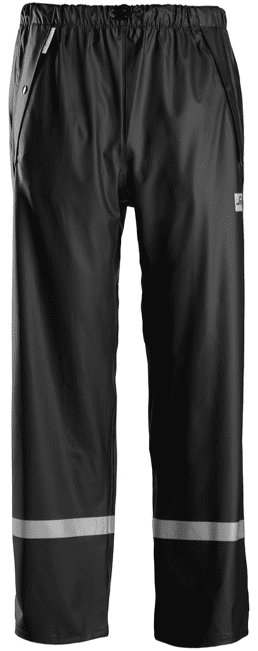 Snickers 8201 Rain Trousers, PU (Black)