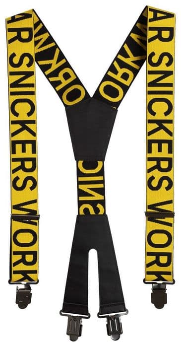 Snickers 9064 Logo Braces (Yellow / Black)