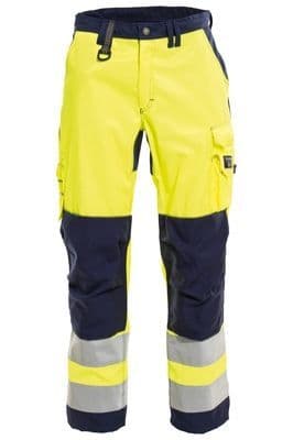 Tranemo 4820 CE-ME Trousers (High Vis Yellow/Navy)