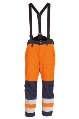 Tranemo 4826 CE-ME Shell Trousers (High Vis Orange/Navy)