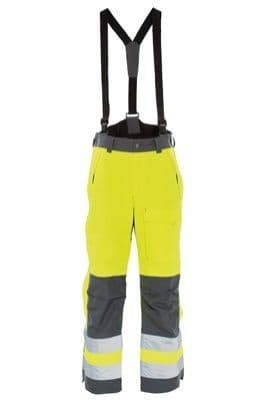 Tranemo 4826 CE-ME Shell Trousers (High Vis Yellow/Grey)