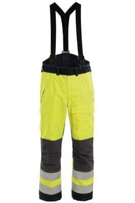 Tranemo 5132 Shell Trousers (High Vis Yellow/Black)