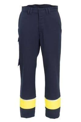 Tranemo 5625 Magma Trousers (Navy/High Vis Yellow)