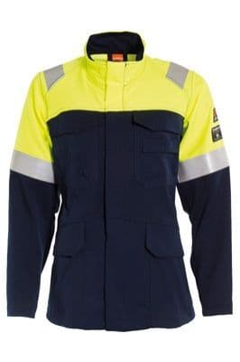 Tranemo 5639 Magma Ladies Jacket (Navy/High Vis Yellow)