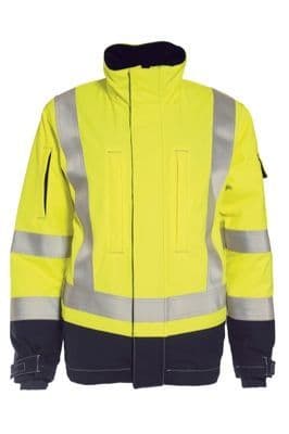 Tranemo 5803 Tera TX Ladies Winter Jacket (High Vis Yellow/Navy)