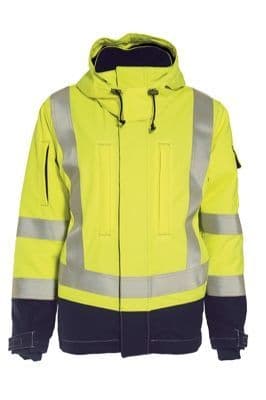 Tranemo 5807 Tera TX Ladies Winter Jacket (High Vis Yellow/Navy)