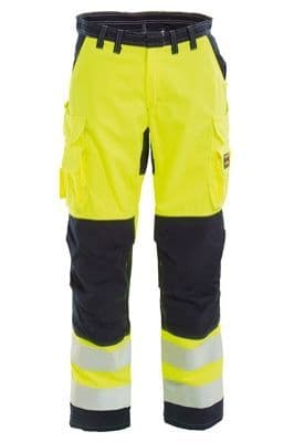 Tranemo 5820 Tera TX Trousers (Navy/High Vis Yellow)