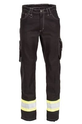 Tranemo 7725 Craftsman Pro Trousers  (Black/High Vis Yellow)