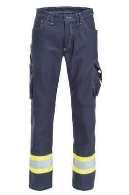 Tranemo 7725 Craftsman Pro Trousers  (Navy/High Vis Yellow)